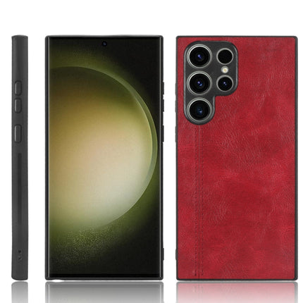 Sewing Cow Pattern Skin PC + PU + TPU Phone Case, For Samsung Galaxy S23+ 5G, For Samsung Galaxy S23 Ultra 5G, For Samsung Galaxy S23 5G, For Xiaomi 12T Pro, For Xiaomi 12T/Redmi K50 Ultra, For Xiaomi Poco C55/Redmi 12C/Redmi 11A 4G