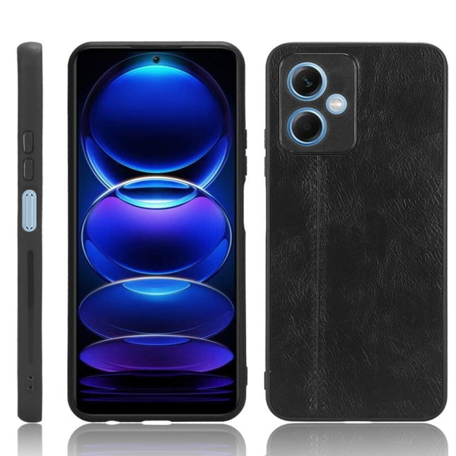 Sewing Cow Pattern Skin PC + PU + TPU Phone Case, For Xiaomi Poco X5 5G/Redmi Note 12 5G, For Xiaomi Redmi Note 12 Pro Speed/Poco X5 Pro 5G, For OPPO A17k