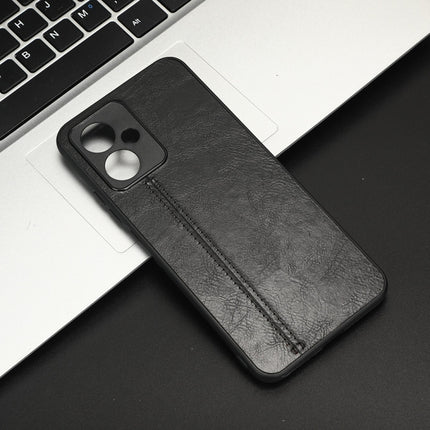 Sewing Cow Pattern Skin PC + PU + TPU Phone Case, For Xiaomi Poco X5 5G/Redmi Note 12 5G, For Xiaomi Redmi Note 12 Pro Speed/Poco X5 Pro 5G, For OPPO A17k