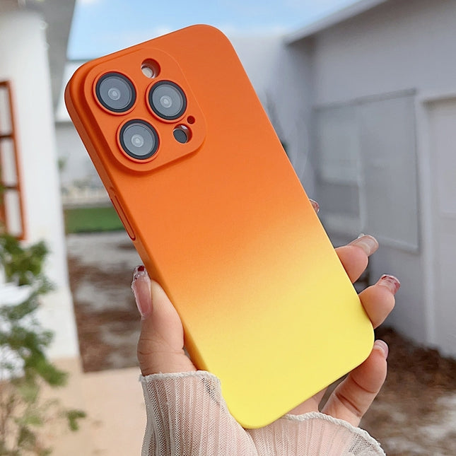 Skin Feel Gradient Phone Case, For iPhone 12 Pro, For iPhone 12, For iPhone 13 Pro Max
