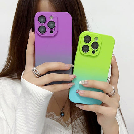 Skin Feel Gradient Phone Case, For iPhone 12 Pro, For iPhone 12, For iPhone 13 Pro Max