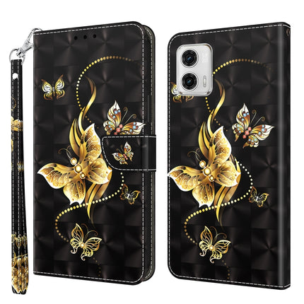 3D Painted Leather Phone Case, For Motorola Moto G73, For Google Pixel 7 5G