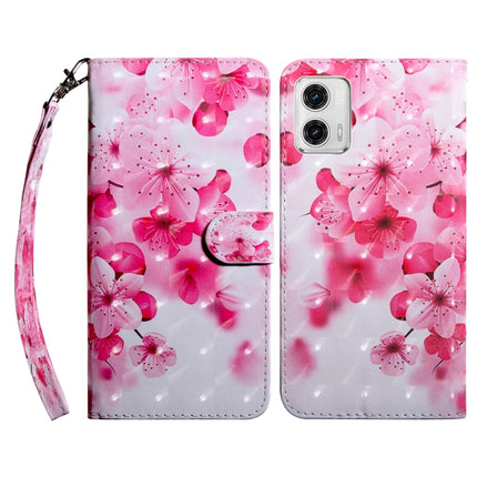 3D Painted Leather Phone Case, For Motorola Moto G73, For Google Pixel 7 5G