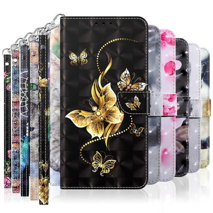 3D Painted Leather Phone Case, For Motorola Moto G73, For Google Pixel 7 5G