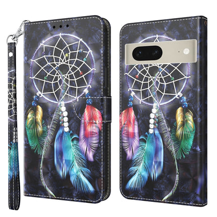 3D Painted Leather Phone Case, For Motorola Moto G73, For Google Pixel 7 5G