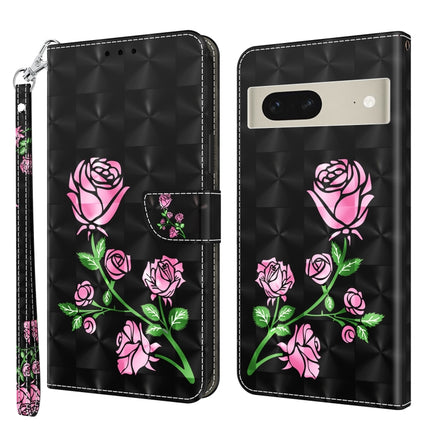 3D Painted Leather Phone Case, For Motorola Moto G73, For Google Pixel 7 5G
