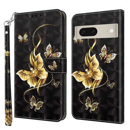 3D Painted Leather Phone Case, For Motorola Moto G73, For Google Pixel 7 5G