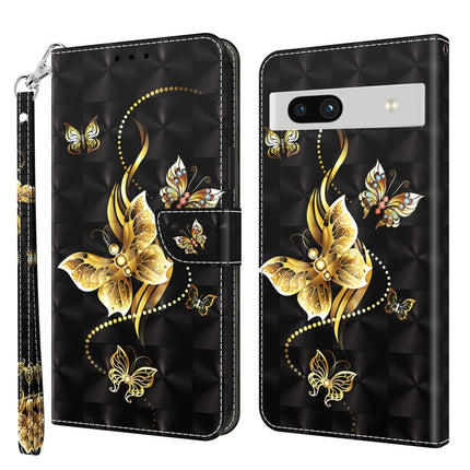 3D Painted Leather Phone Case, For Google Pixel 7 Pro 5G, For Google Pixel 7a 5G