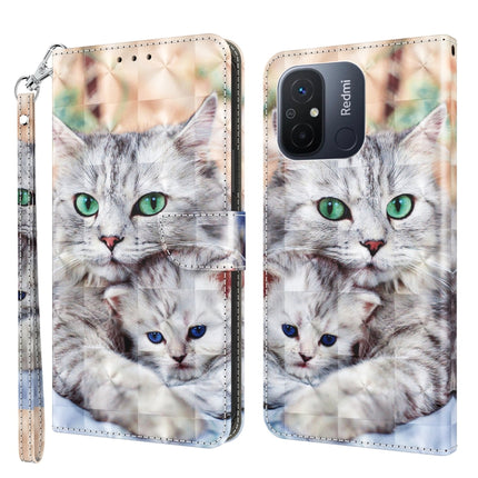 3D Painted Leather Phone Case, For Xiaomi Redmi 11A, For Samsung Galaxy A24 4G