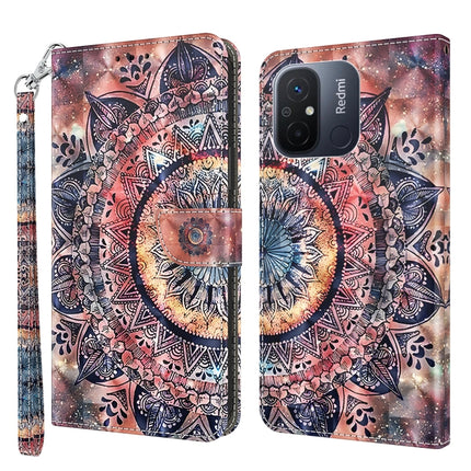 3D Painted Leather Phone Case, For Xiaomi Redmi 11A, For Samsung Galaxy A24 4G