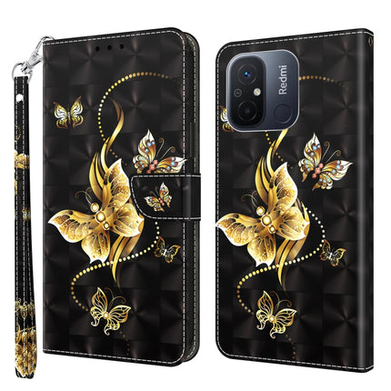 3D Painted Leather Phone Case, For Xiaomi Redmi 11A, For Samsung Galaxy A24 4G