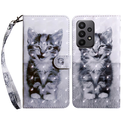 3D Painted Leather Phone Case, For Xiaomi Redmi 11A, For Samsung Galaxy A24 4G