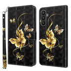 For Samsung Galaxy A34 / Golden Swallow Butterfly