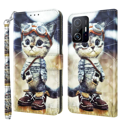 3D Painted Leather Phone Case, For Samsung Galaxy A34, For Xiaomi Mi 11T Pro