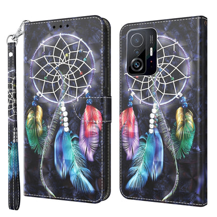 3D Painted Leather Phone Case, For Samsung Galaxy A34, For Xiaomi Mi 11T Pro