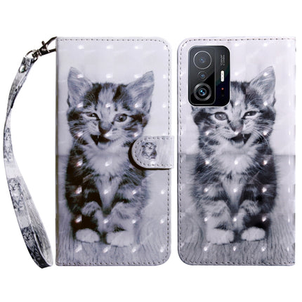 3D Painted Leather Phone Case, For Samsung Galaxy A34, For Xiaomi Mi 11T Pro