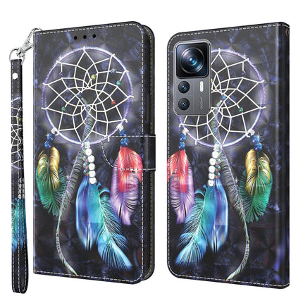 3D Painted Leather Phone Case, For Xiaomi 12T Pro