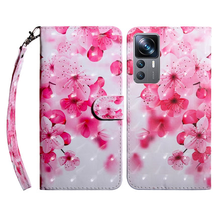 3D Painted Leather Phone Case, For Xiaomi 12T Pro