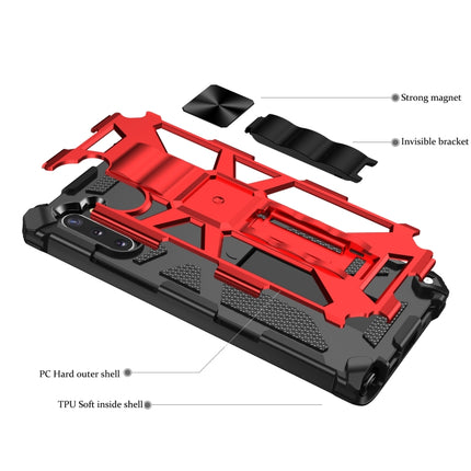 Shockproof TPU + PC Magnetic Protective Case with Holder, For Galaxy S20, For Galaxy S20 Plus, For Galaxy S20 Ultra, For Galaxy A51, For Galaxy Note 10, For Galaxy A51 5G