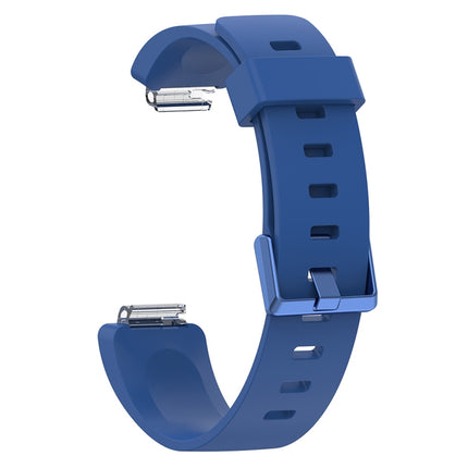 For Fitbit Inspire / Inspire HR Glossy Surface Silicone Replacement Wrist Strap Watchband, S, L