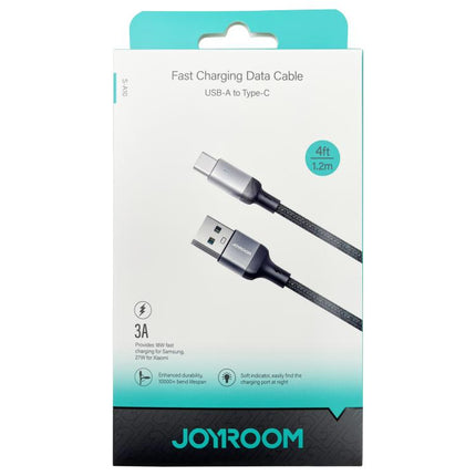 JOYROOM S-UC027A10 Extraordinary Series 3A USB-A to USB-C / Type-C Fast Charging Data Cable, Type-C, 1.2m