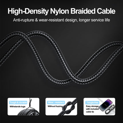 JOYROOM S-UC027A10 Extraordinary Series 3A USB-A to USB-C / Type-C Fast Charging Data Cable, Type-C, 1.2m