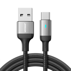 JOYROOM S-UC027A10 Extraordinary Series 3A USB-A to USB-C / Type-C Fast Charging Data Cable, Type-C, 1.2m, Type-C, 2m, Type-C, 3m