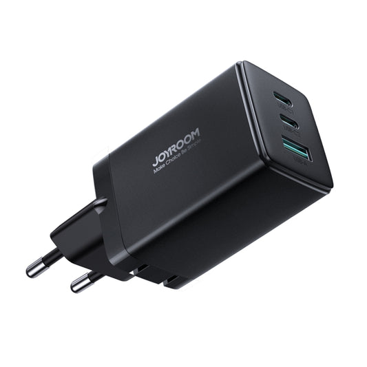 JOYROOM TCG01 GaN Ultra 65W 2 Type-C + 1 USB Fast Charger with 1.2m Type-C Cable, EU Plug, UK Plug