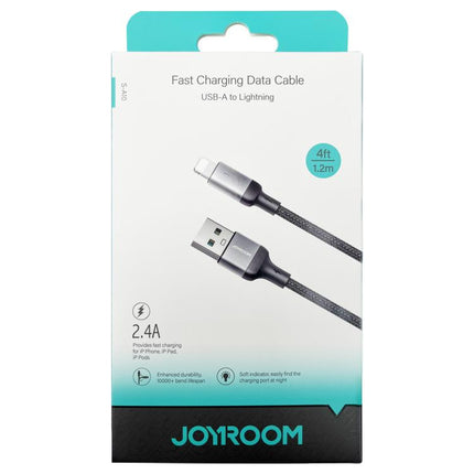 JOYROOM S-UL012A10 Extraordinary Series 2.4A USB-A to 8 Pin Fast Charging Data Cable, 20W 8 Pin, 1.2m