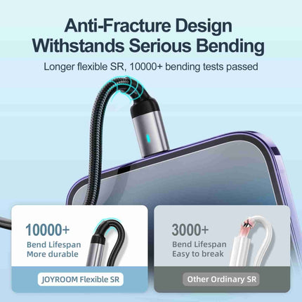 JOYROOM S-UL012A10 Extraordinary Series 2.4A USB-A to 8 Pin Fast Charging Data Cable, 20W 8 Pin, 1.2m