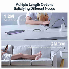 JOYROOM S-UL012A10 Extraordinary Series 2,4 A USB-A auf 8-poliges Schnellladedatenkabel, 20 W 8-polig, 1,2 m, 20 W 8-polig, 2 m, 20 W 8-polig, 3 m