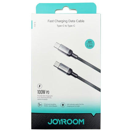JOYROOM S-CC100A10 Extraordinary Series 100 W USB-C/Typ-C auf USB-C/Typ-C Schnellladedatenkabel, 100 W Typ-C, 1,2 m, 100 W Typ-C, 2 m, 100 W Typ-C, 2 m