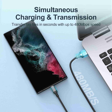 JOYROOM S-CC100A10 Extraordinary Series 100W USB-C / Type-C to USB-C / Type-C Fast Charging Data Cable, 100W Type-C,1.2m