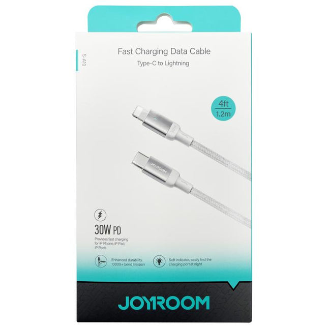 Cable de datos de carga rápida JOYROOM S-CL020A10 Extraordinary Series de 20 W USB-C/Tipo-C a 8 pines, 8 pines, 1,2 m, 8 pines, 2 m, 8 pines, 3 m