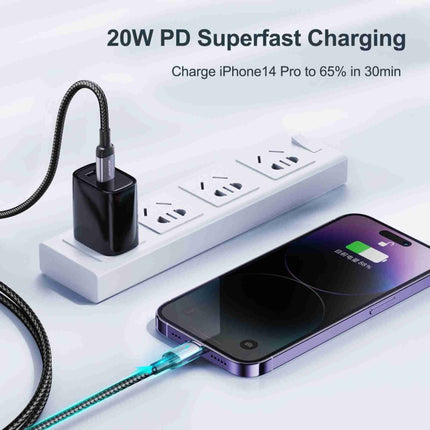 JOYROOM S-CL020A10 Extraordinary Series 30W USB-C / Type-C to 8 Pin Fast Charging Data Cable, 8 Pin, 1.2m