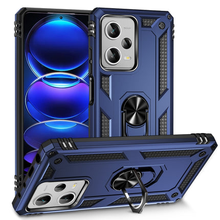 Shockproof TPU + PC Phone Case with Holder, For Xiaomi Redmi Note 12 Pro+, For Xiaomi Redmi Note 12 Pro 5G, For Xiaomi Redmi Note 12 5G Global