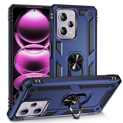 Shockproof TPU + PC Phone Case with Holder, For Xiaomi Redmi Note 12 Pro+, For Xiaomi Redmi Note 12 Pro 5G, For Xiaomi Redmi Note 12 5G Global
