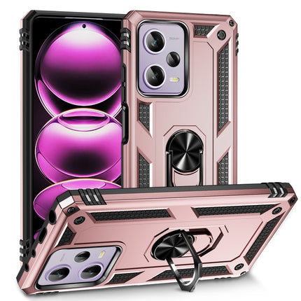 Shockproof TPU + PC Phone Case with Holder, For Xiaomi Redmi Note 12 Pro+, For Xiaomi Redmi Note 12 Pro 5G, For Xiaomi Redmi Note 12 5G Global