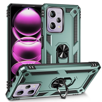 Shockproof TPU + PC Phone Case with Holder, For Xiaomi Redmi Note 12 Pro+, For Xiaomi Redmi Note 12 Pro 5G, For Xiaomi Redmi Note 12 5G Global