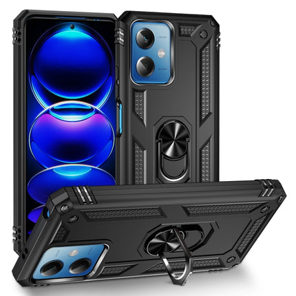Shockproof TPU + PC Phone Case with Holder, For Xiaomi Redmi Note 12 Pro+, For Xiaomi Redmi Note 12 Pro 5G, For Xiaomi Redmi Note 12 5G Global
