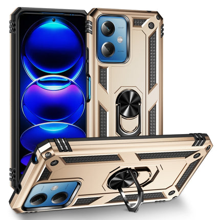 Shockproof TPU + PC Phone Case with Holder, For Xiaomi Redmi Note 12 Pro+, For Xiaomi Redmi Note 12 Pro 5G, For Xiaomi Redmi Note 12 5G Global