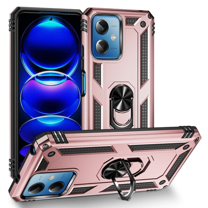 Shockproof TPU + PC Phone Case with Holder, For Xiaomi Redmi Note 12 Pro+, For Xiaomi Redmi Note 12 Pro 5G, For Xiaomi Redmi Note 12 5G Global