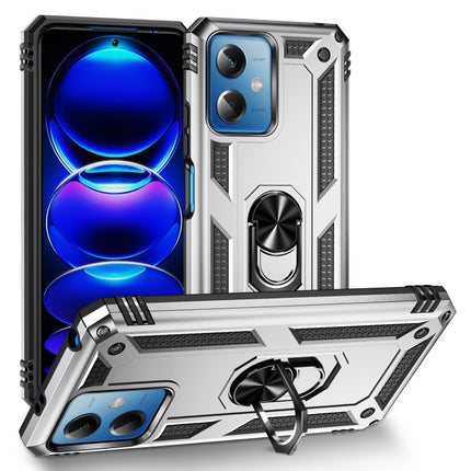 Shockproof TPU + PC Phone Case with Holder, For Xiaomi Redmi Note 12 Pro+, For Xiaomi Redmi Note 12 Pro 5G, For Xiaomi Redmi Note 12 5G Global