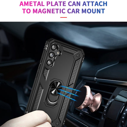 Shockproof TPU + PC Phone Case with Holder, For Samsung Galaxy A34