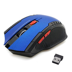 6-keys 2.4G 1600DPI Three-speed Adjustable Wireless Office Mouse, A882 Black, A882 Red, A882 Gold, A882 Blue, A882 Silver Grey