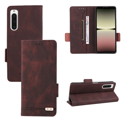 Magnetic Clasp Flip Leather Phone Case, For Sony Xperia 10 V