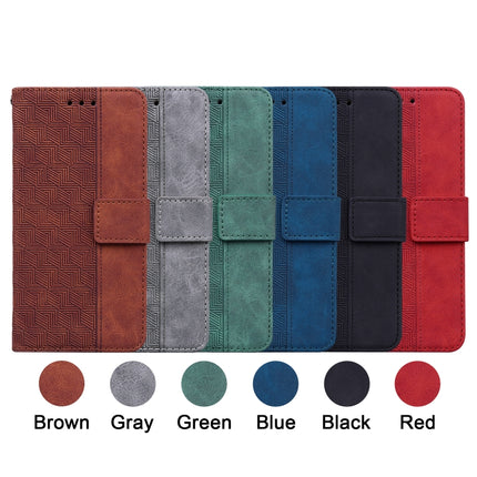 Geometric Embossed Leather Phone Case, For Motorola Moto G13 / G23 / G53, For Motorola Moto  G73, For OnePlus 11, For OPPO Reno8 T  4G