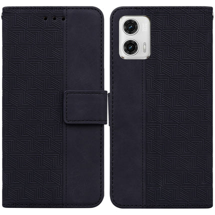 Geometric Embossed Leather Phone Case, For Motorola Moto G13 / G23 / G53, For Motorola Moto  G73, For OnePlus 11, For OPPO Reno8 T  4G