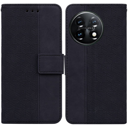 Geometric Embossed Leather Phone Case, For Motorola Moto G13 / G23 / G53, For Motorola Moto  G73, For OnePlus 11, For OPPO Reno8 T  4G
