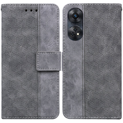 Geometric Embossed Leather Phone Case, For Motorola Moto G13 / G23 / G53, For Motorola Moto  G73, For OnePlus 11, For OPPO Reno8 T  4G